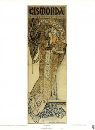 Framed Gismonda Print