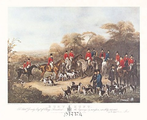 Framed Bury Hunt Print