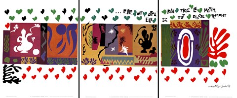 Framed One Thousand and One Nights (triptych) Print