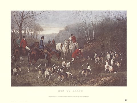 Framed Run to Earth Print