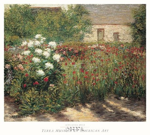 Garden at Giverny by John Leslie Breck