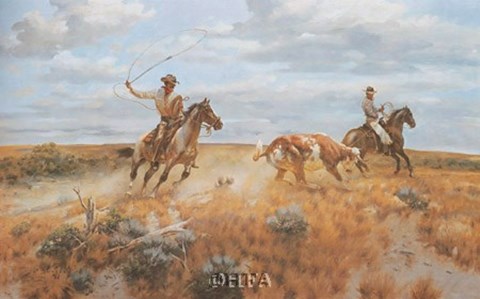 Framed Caught in the Open Print