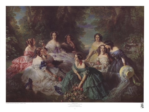 Framed Empress Eugenie Print