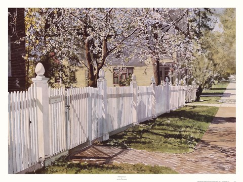 Framed Spring Walk Print