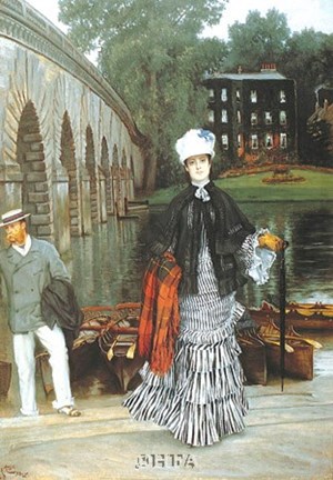 Framed Return from the Boating Trip, 1873 Print