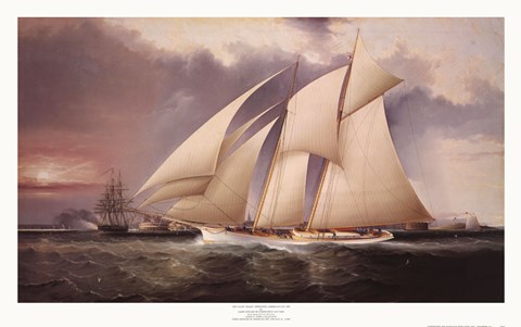 Framed Yacht Magic Print