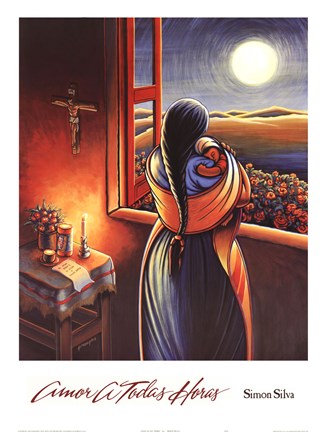 Framed Amor A Todas Horas Print