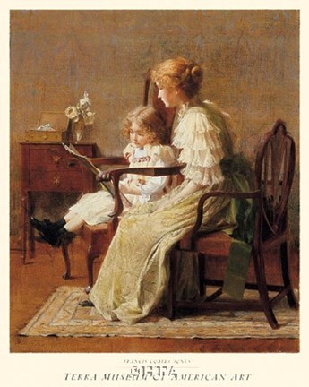 Framed Mother and Child, c. 1885 Print