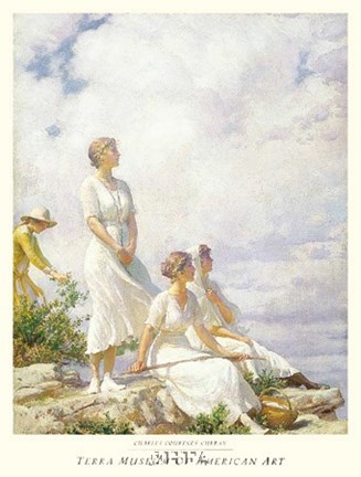 Framed Summer Clouds, 1917 Print