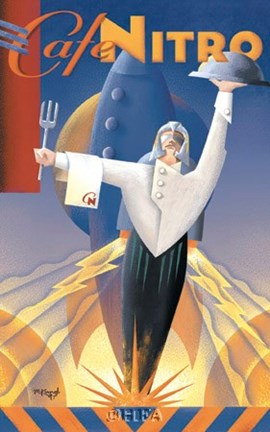 Framed Cafe Nitro Print