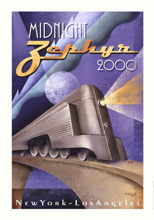 Framed Midnight Zephyr 2000 Print