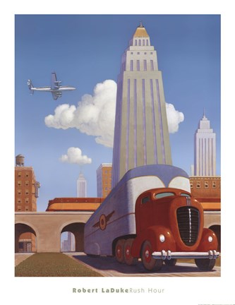 Framed Rush Hour Print