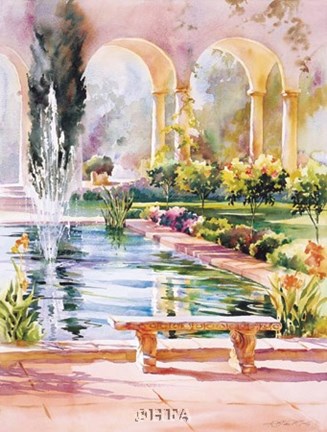 Framed Tranquil Reflections Print