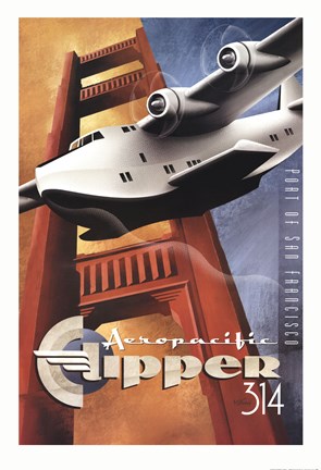 Framed Clipper 314 Print