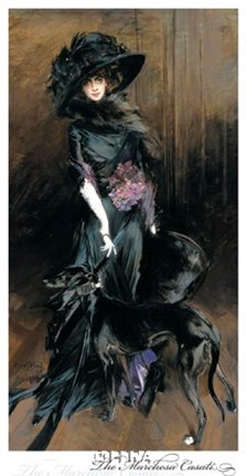 Framed Marchesa Casati Print