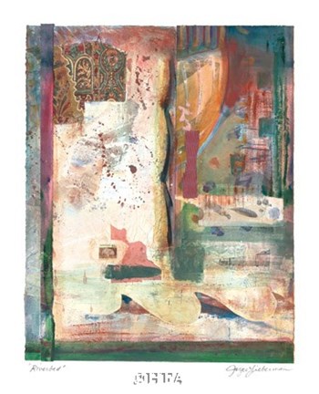 Framed River Bed Print