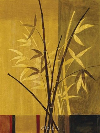 Framed Bamboo Impressions II Print