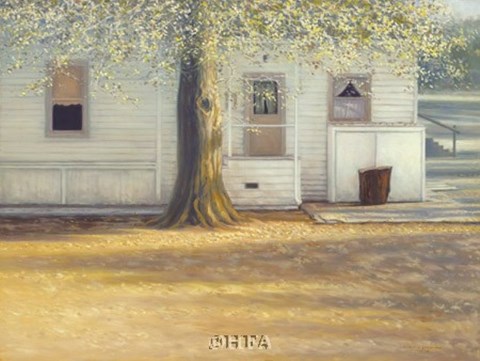 Framed Sunlit Oak Print