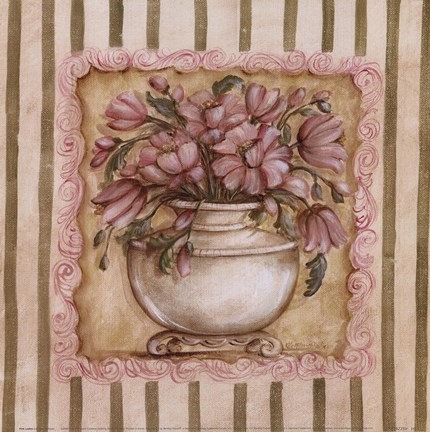 Framed Pink Ladies I Print