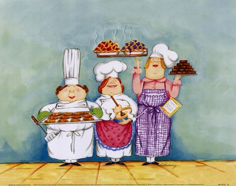 Framed Desserts Are Served I Print