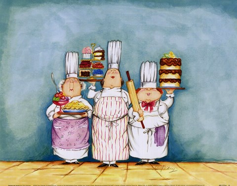 Framed Desserts Are Served II Print