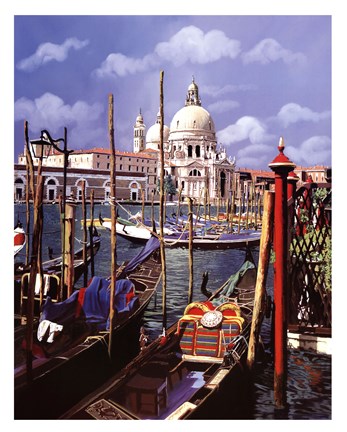 Framed Chiesa Della Salute Print