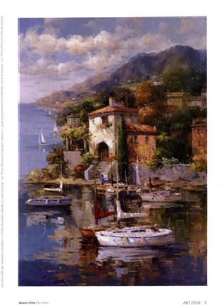 Framed Buena Vista I Print