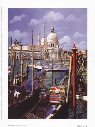 Framed Chiesa Della Salute Print