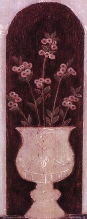 Framed Arch And Urn I Print