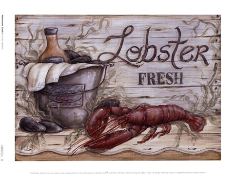 Framed Fisherman's Catch I Print