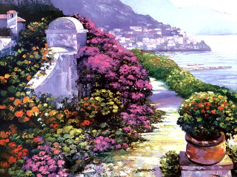 Framed Near Amalfi Print