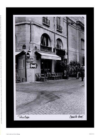 Framed Paris Cafe Print