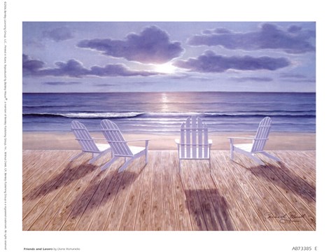 Framed Friends And Lovers Print