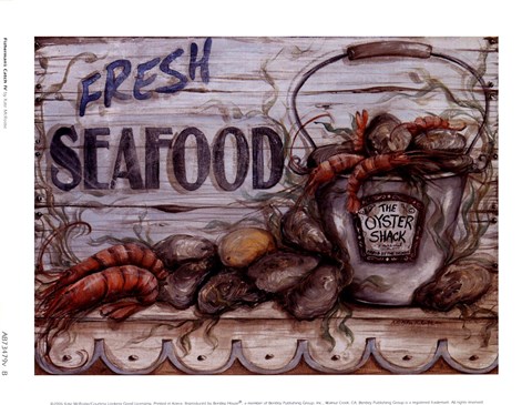 Framed Fisherman's Catch IV Print