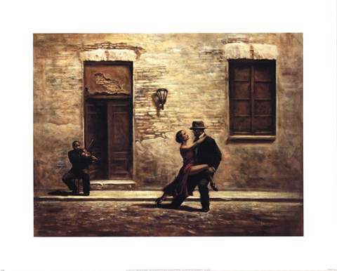 Framed Just One Violin Print