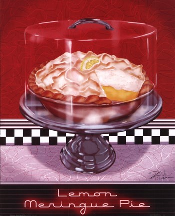 Framed Lemon Meringue Pie Print