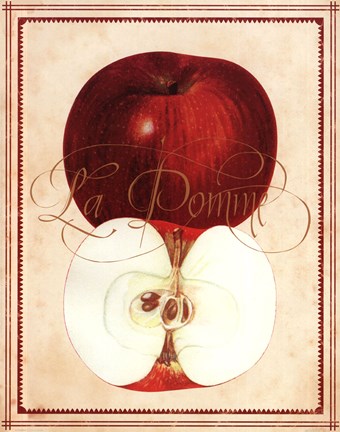 Framed La Pomme Print