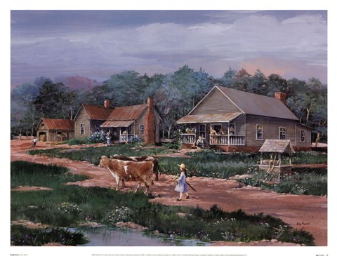 Framed Going Home Print