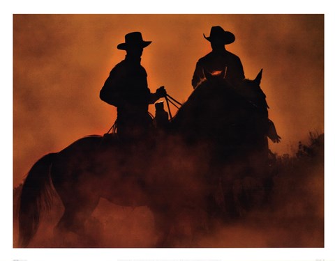 Framed Knight Riders Print