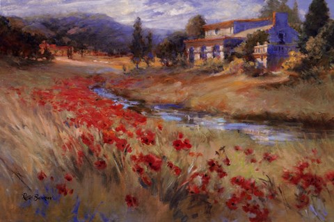 Framed Villa d'Umbria Print