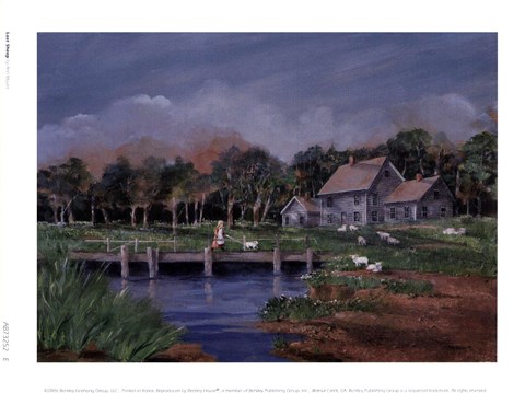 Framed Lost Sheep Print