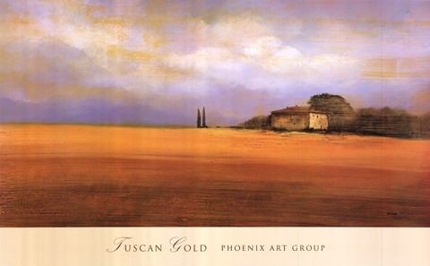 Framed Tuscan Gold Print