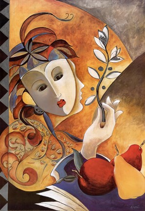 Framed Curious View I Print