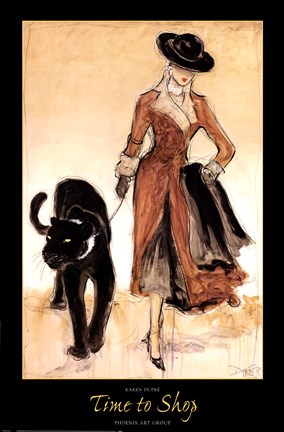 Framed Time to Shop Print