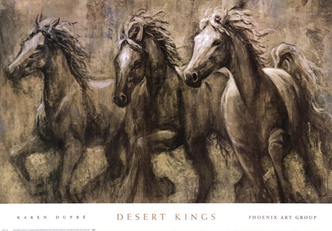 Framed Desert Kings Print