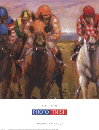 Framed Photo Finish Print