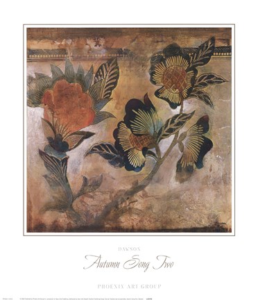 Framed Autumn Song Two Print