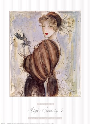 Framed High Society II Print