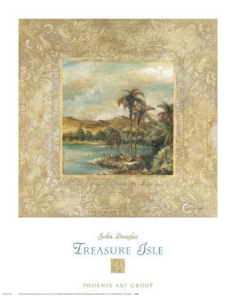 Framed Treasure Isle 1 Print