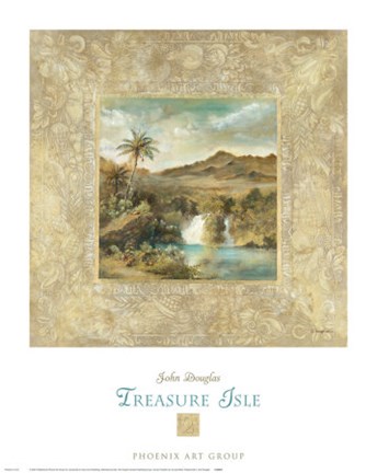 Framed Treasure Isle 2 Print